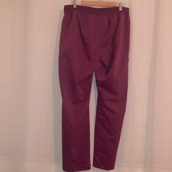 Scrubstar XL Burgundy Wine Drawstring Scrub Pants - Picture 2 of 14